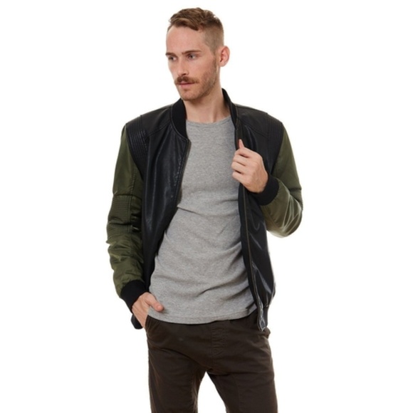 Other - Vegan Leather Bomber Jacket